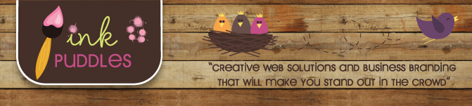 Ink Puddles Web Design
