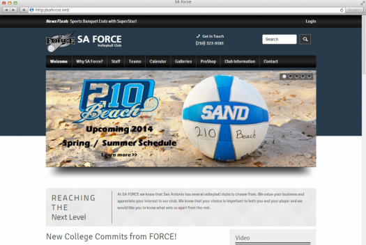 SA Force Home Page