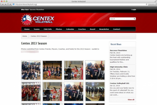 Centex Volleyball Gallery Page