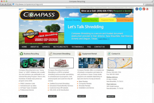 compass home page
