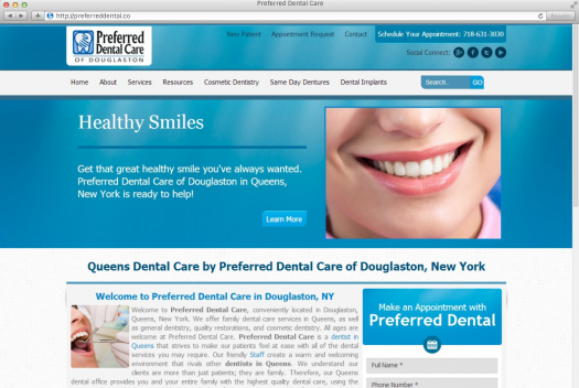 Preferred Dental Care Home Page