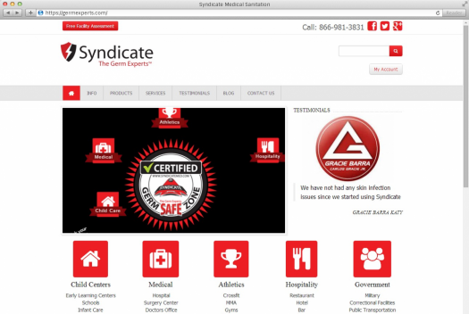 Syndicate Medical Sanitation Home Page