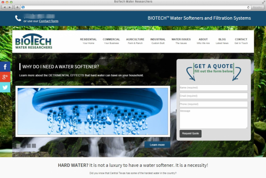 BioTech Water Researchers Home Page