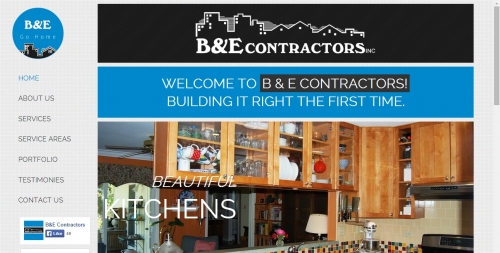 B&E Contractors Home Page