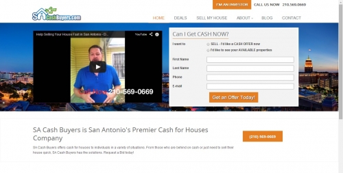 SA Cash Buyers Home Page