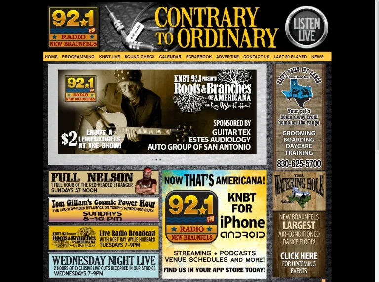 KNBT Radio website